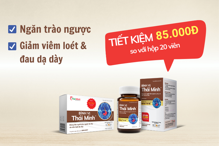 Trào ngược, viêm loét và đau dạ dày – Tại sao nên chọn Bình Vị Thái Minh?