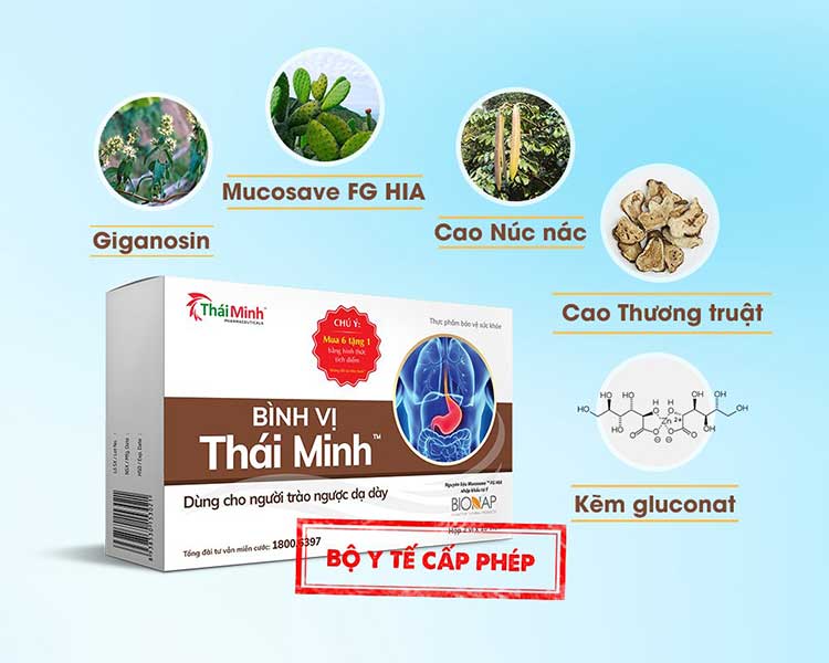 Bình vị Thái Minh- Phòng ngừa điều trị viêm loét dạ dày 1