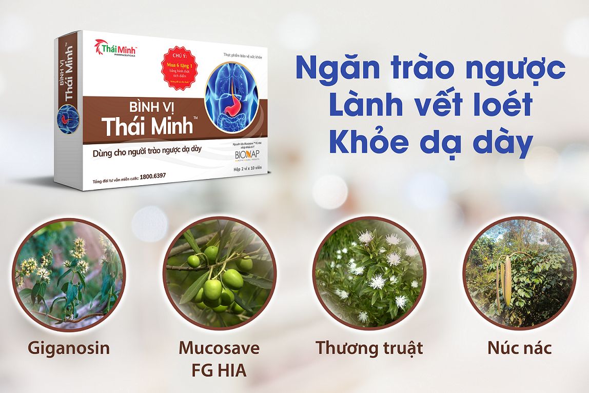 Bình Vị Thái Minh – Giải pháp cho người trào ngược dạ dày thực quản 1