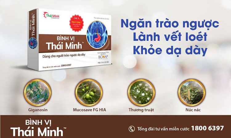 Bình vị Thái Minh- Hỗ trợ điều trị và phòng ngừa đau dạ dày mãn tính 1