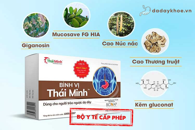 Bình Vị Thái Minh - Hỗ trợ điều trị đau thượng vị hiệu quả 1