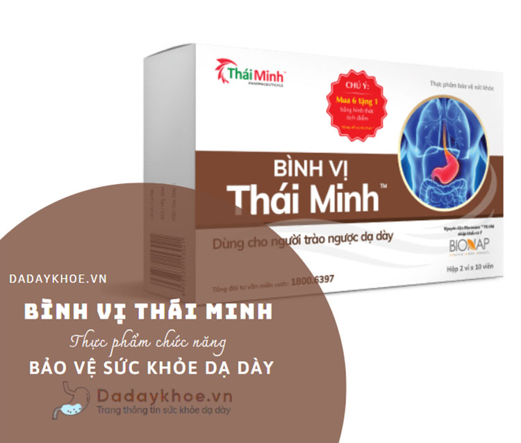 Bình vị Thái Minh - Thực phẩm chức năng hỗ trợ giảm trào ngược dạ dày 1