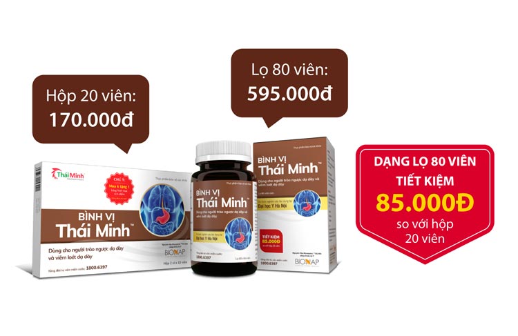 Bình Vị Thái Minh - Hỗ trợ điều đau dạ dày hiệu quả 1