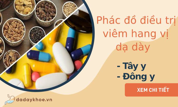 Phác đồ điều trị viêm hang vị dạ dày cụ thể!