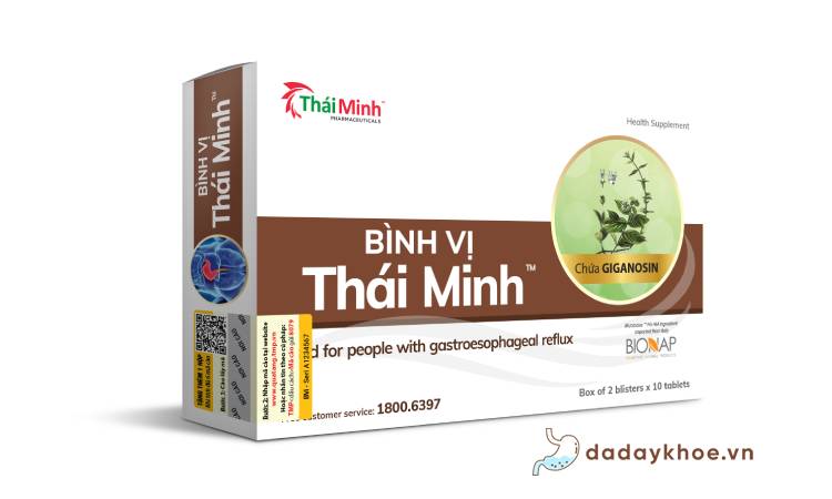 Bình Vị Thái Minh - Giải pháp cải thiện cơn đau dạ dày 1